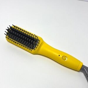 Drybar Baby Brush Crush Mini Heated Hair Straightening Brush Iron Travel Tested